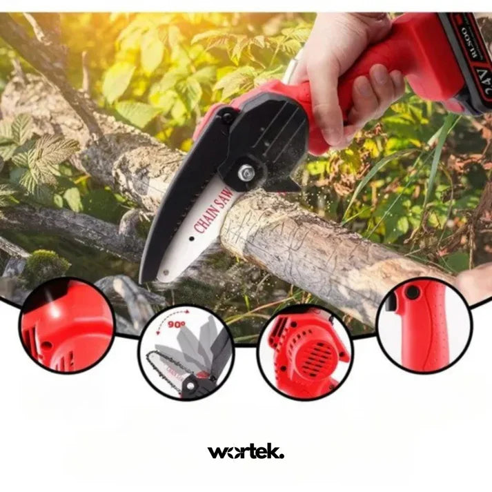 Motosierra de Mano Eléctrica | Batería 48V+ Maletin GRATIS