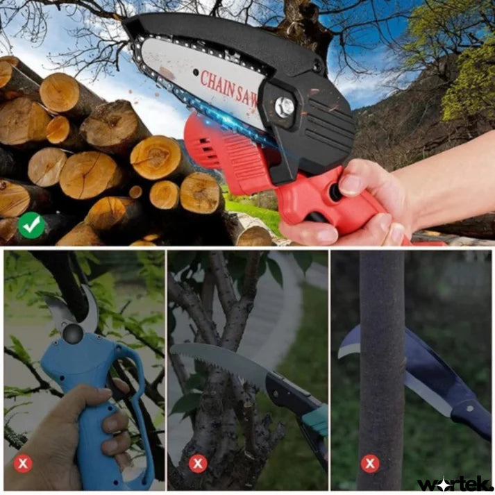 Motosierra de Mano Eléctrica | Batería 48V+ Maletin GRATIS