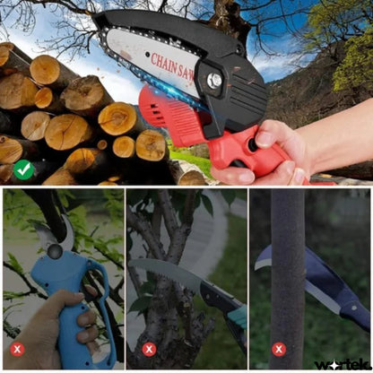 Motosierra de Mano Eléctrica | Batería 48V+ Maletin GRATIS
