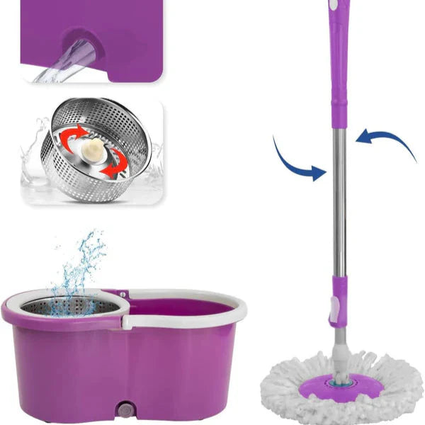 MagicClean – TRAPEADOR 360° + MOPA EXTRA INTERCAMBIABLE DE REGALO