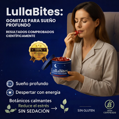 LullaBites™: Duerme Profundamente y Despierta Renovado (Sin Melatonina)