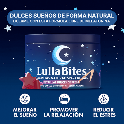LullaBites™: Duerme Profundamente y Despierta Renovado (Sin Melatonina)